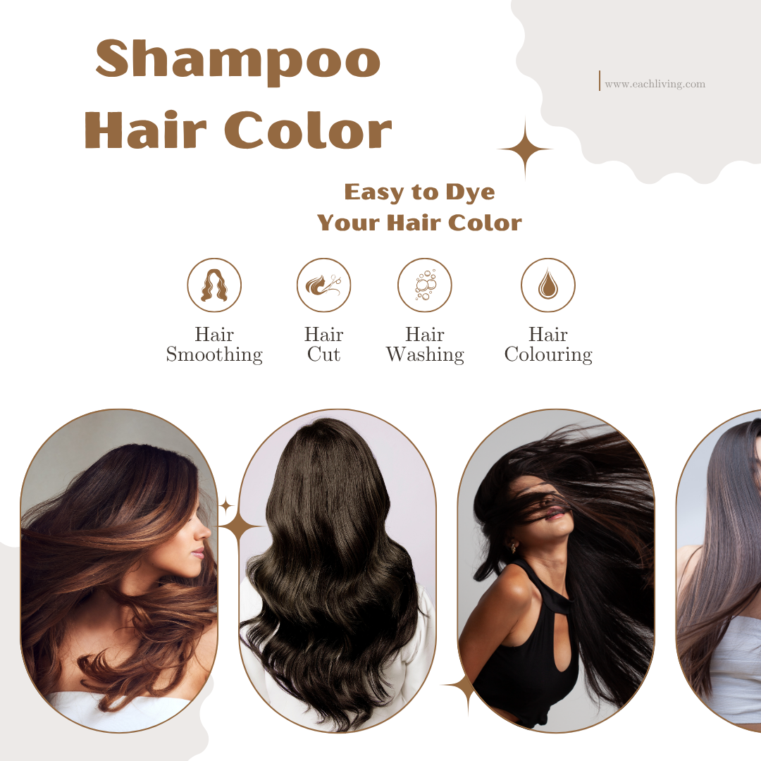 Japanese Long Lasting Natural Hair Dye Shampoo (Buy 1 Get 1 Free)