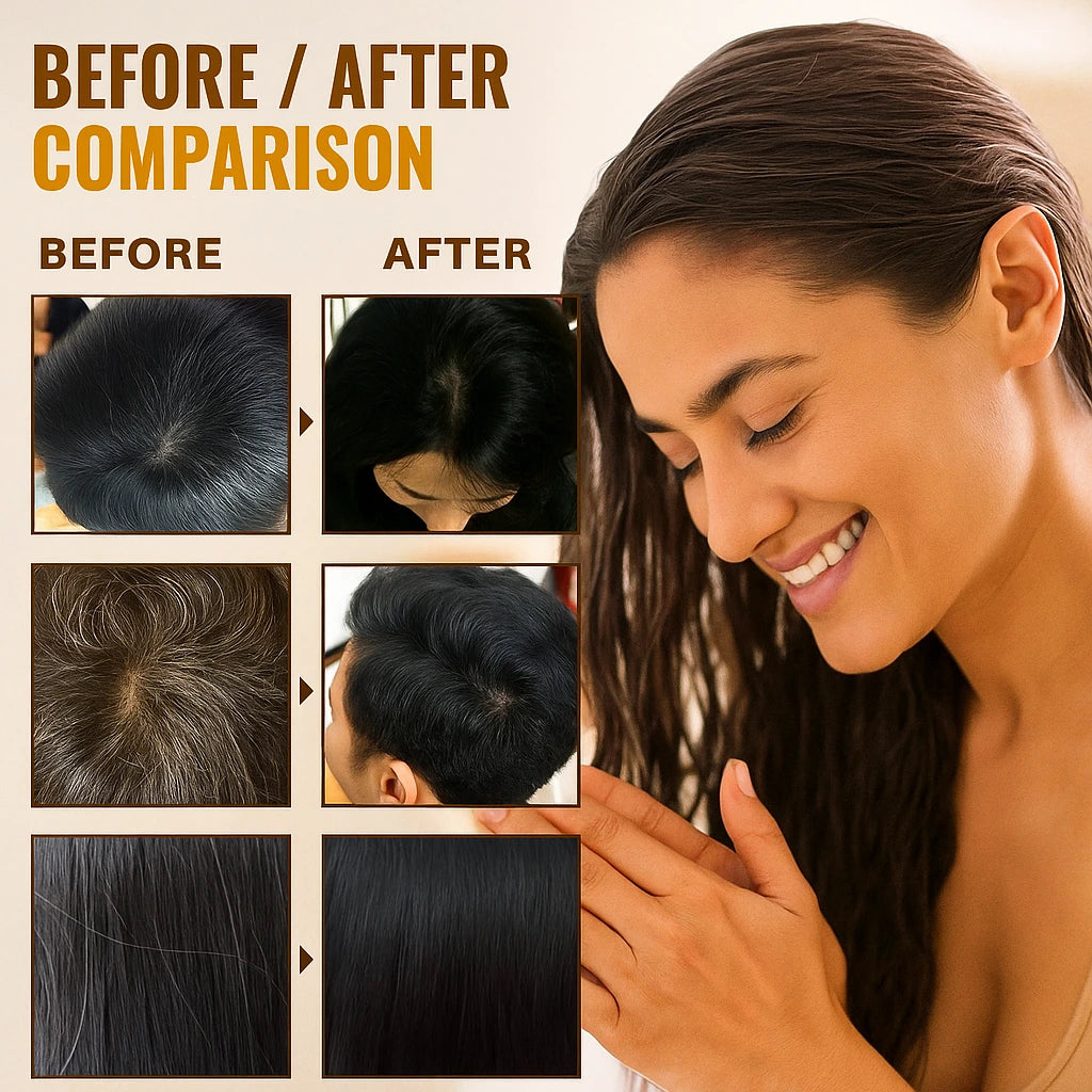 Japanese Long Lasting Natural Hair Dye Shampoo (Buy 1 Get 1 Free)