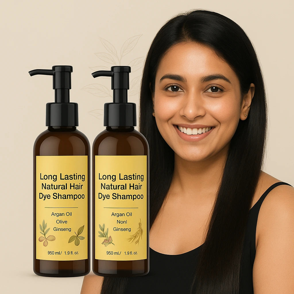 Japanese Long Lasting Natural Hair Dye Shampoo (Buy 1 Get 1 Free)