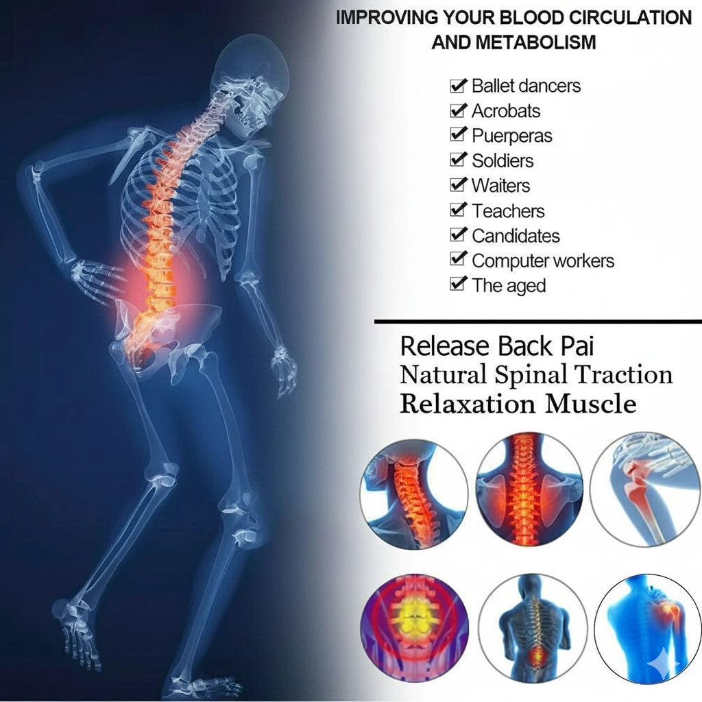 SpineFlexPro™ Back Stretcher Posture Corrector & Pain Relief