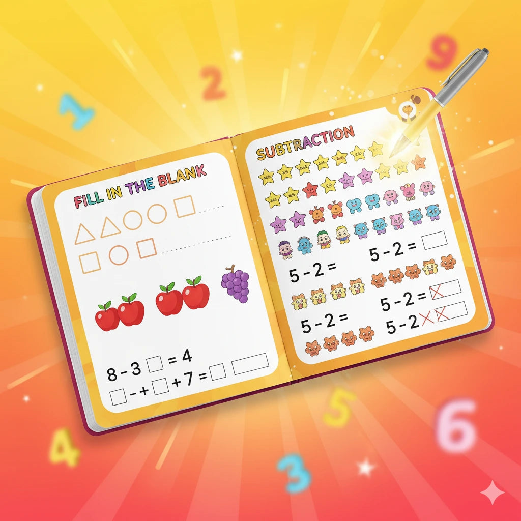 CleverKid™ Brain Development Magic Practice Copybooks Set of 4