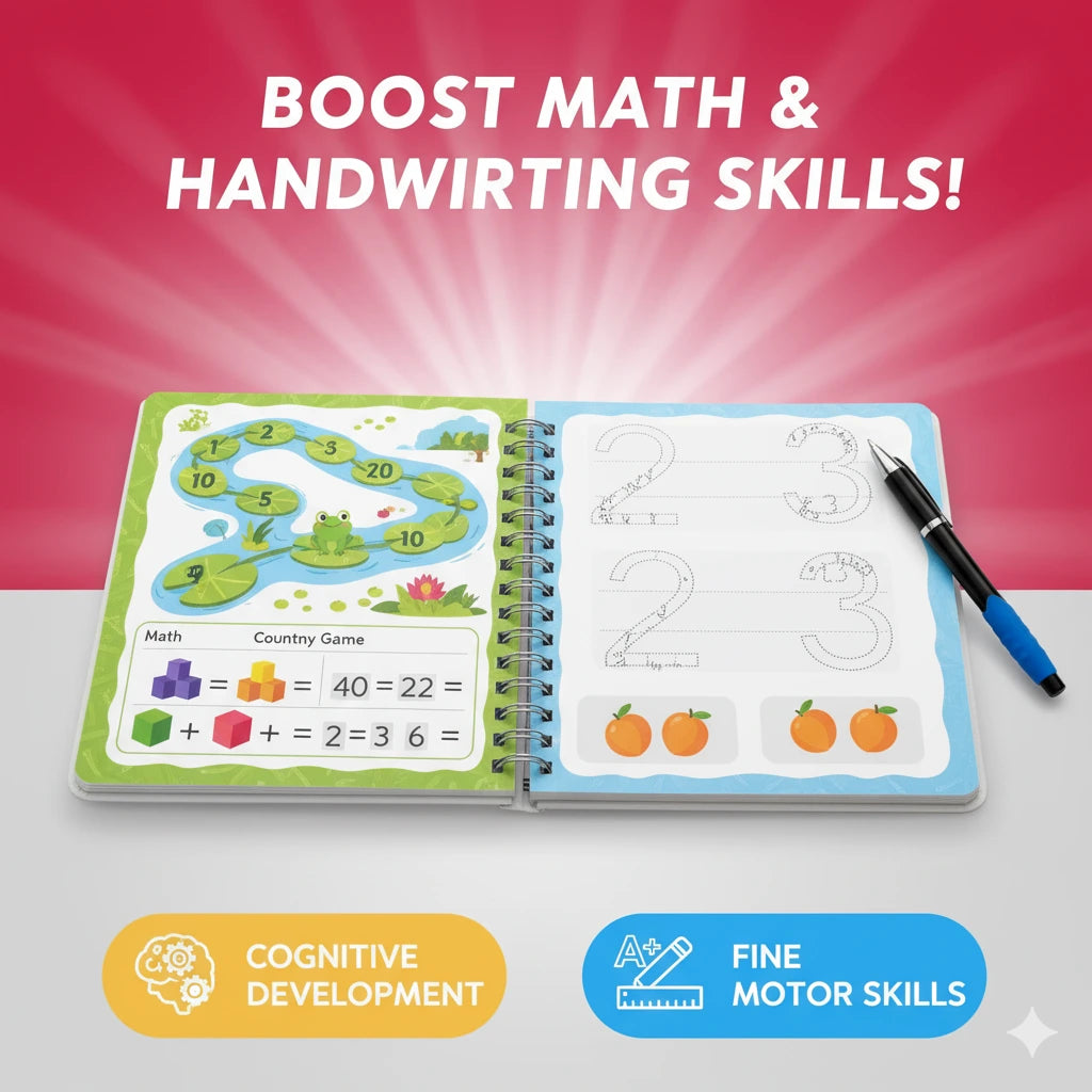 CleverKid™ Brain Development Magic Practice Copybooks Set of 4