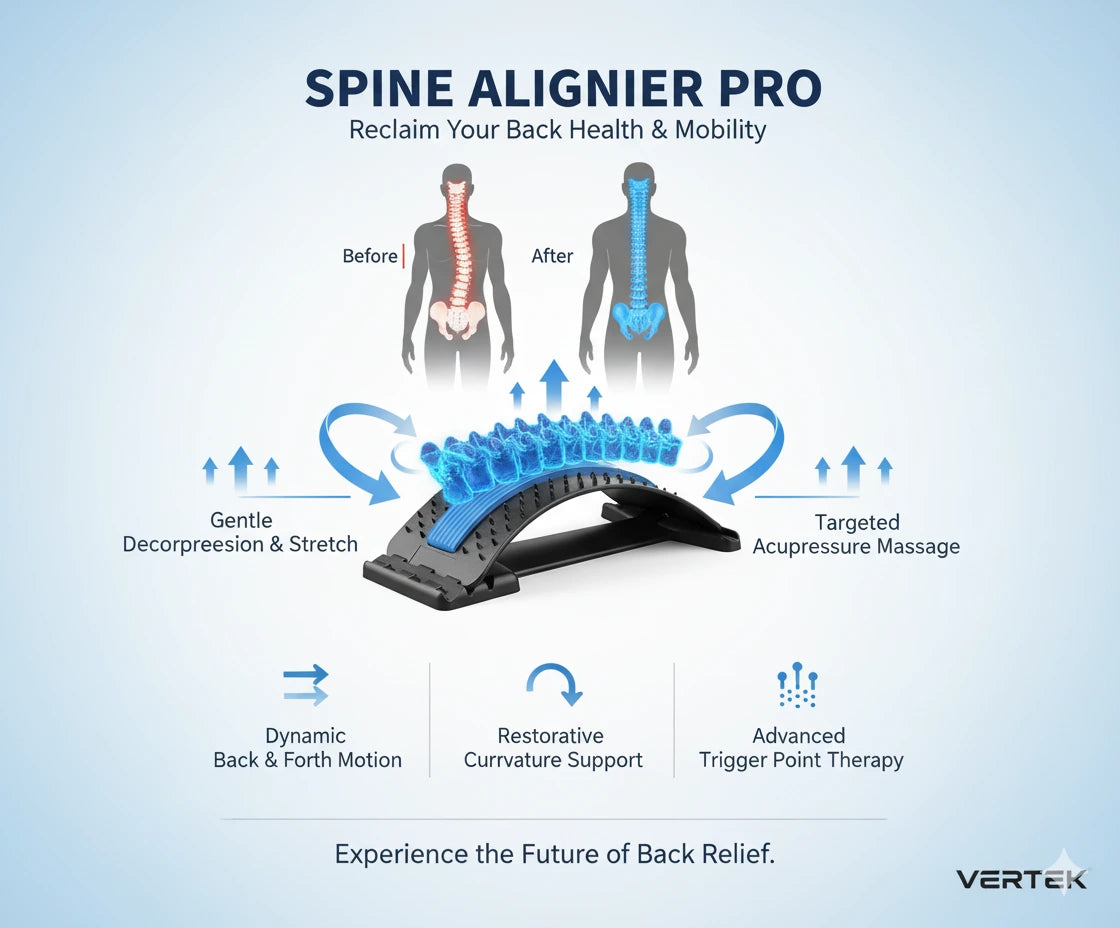 SpineFlexPro™ Back Stretcher Posture Corrector & Pain Relief