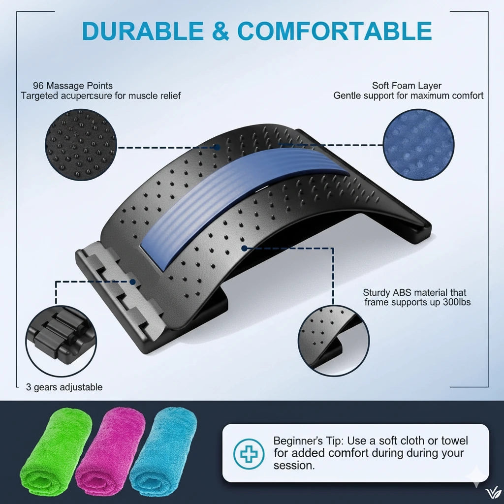 SpineFlexPro™ Back Stretcher Posture Corrector & Pain Relief