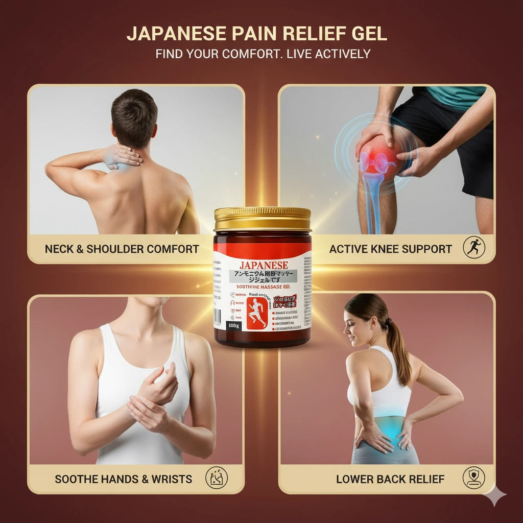 Japanese Pain Relief Gel for Joints & Muscle Pain BUY 1 GET 1 FREE
