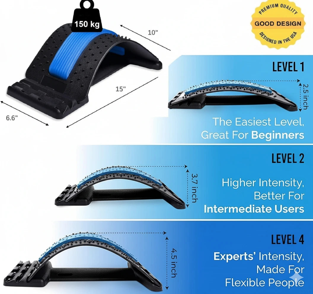 SpineFlexPro™ Back Stretcher Posture Corrector & Pain Relief