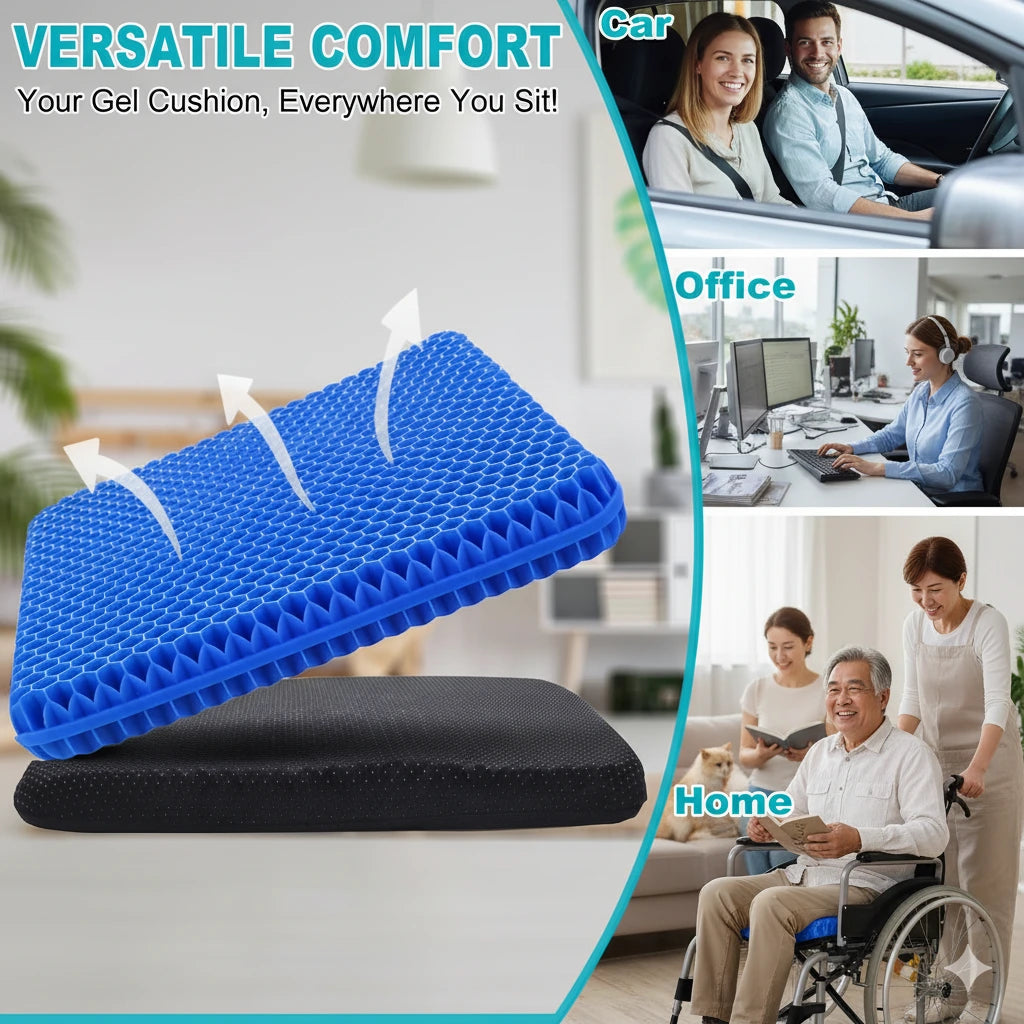 Orthopedic™ Gel Cushion – Instant Back & Hip Relief
