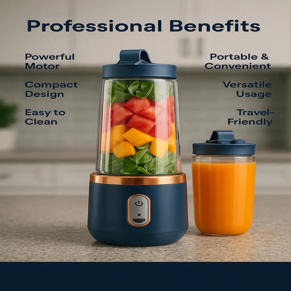 All-in-One Portable Juicer & Blender - Smoothies in Seconds