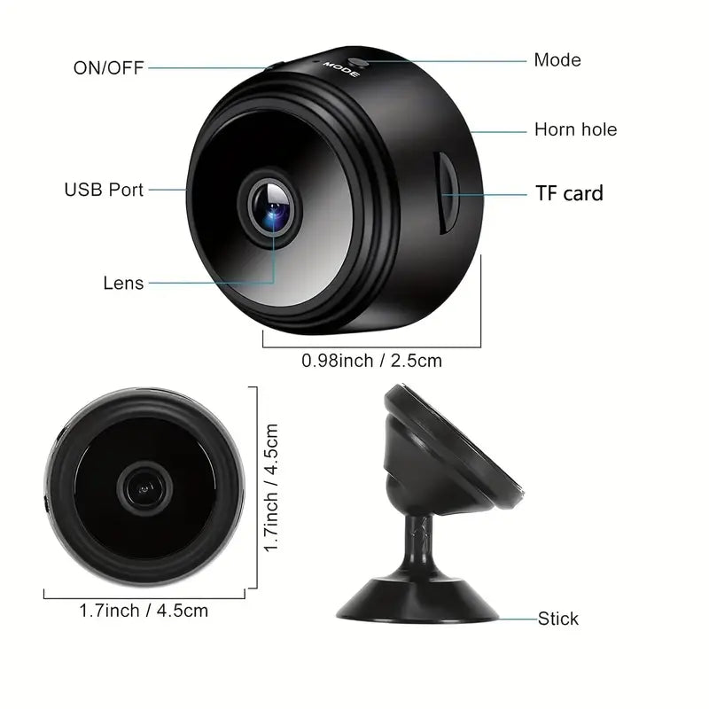 Wi-Fi Mini Wireless Camera 1080p HD Quality