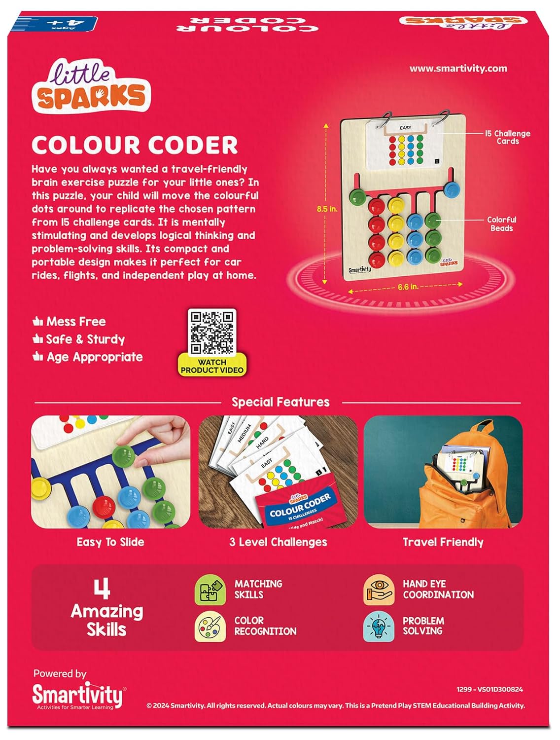 Smartivity™ Montessori Color & Pattern Matching Educational Puzzle