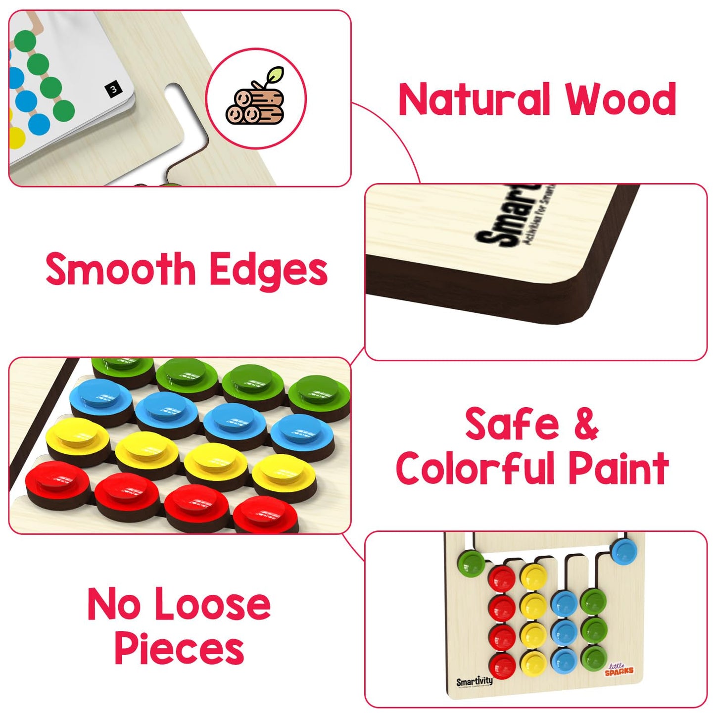 Smartivity™ Montessori Color & Pattern Matching Educational Puzzle