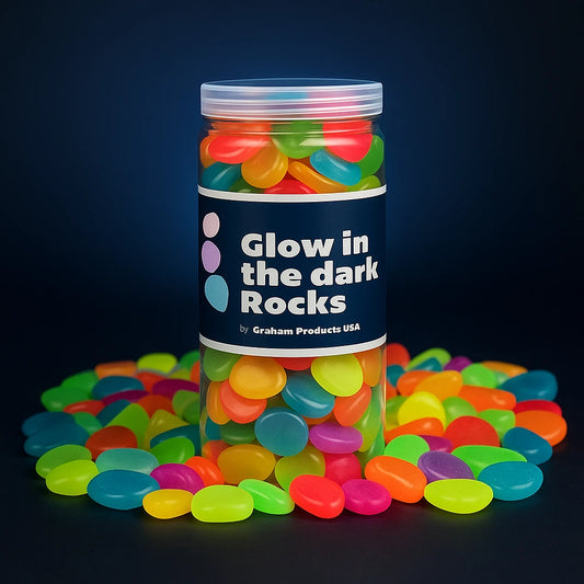 Twilight Pebbles Glow In Dark Garden Rocks (Pack Of 100 pcs)