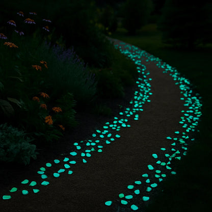 Twilight Pebbles Glow In Dark Garden Rocks (Pack Of 100 pcs)