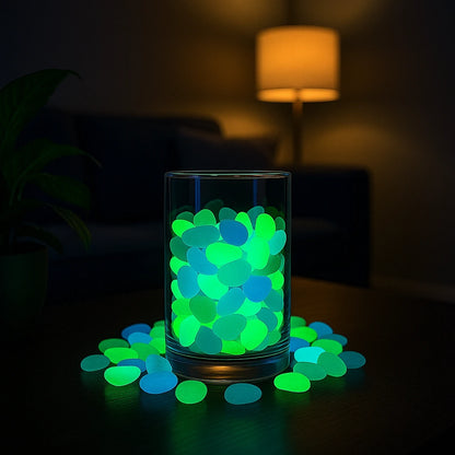 Twilight Pebbles Glow In Dark Garden Rocks (Pack Of 100 pcs)