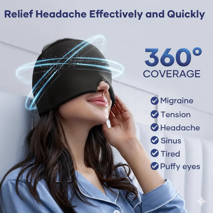 Cryotherapy™ Relief Cap For Migraines, Tension & Stress