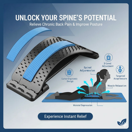SpineFlexPro™ Back Stretcher Posture Corrector & Pain Relief
