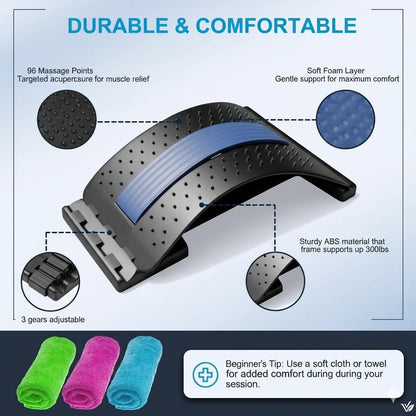 SpineFlexPro™ Back Stretcher Posture Corrector & Pain Relief