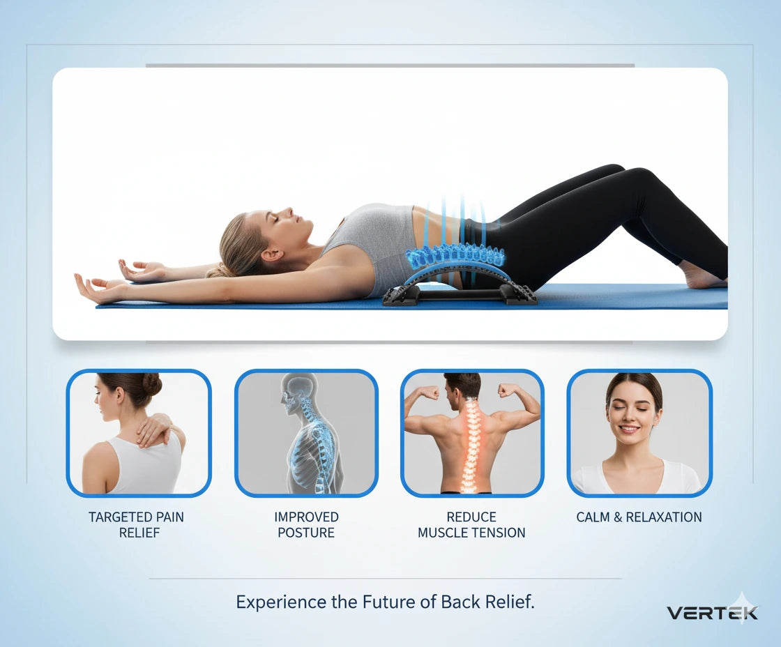 SpineFlexPro™ Back Stretcher Posture Corrector & Pain Relief