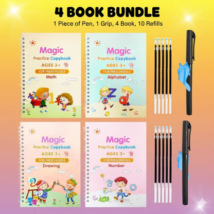 CleverKid™ Brain Development Magic Practice Copybooks Set of 4