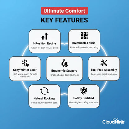 Cloudnine™ Baby Bouncer Rocking Chair