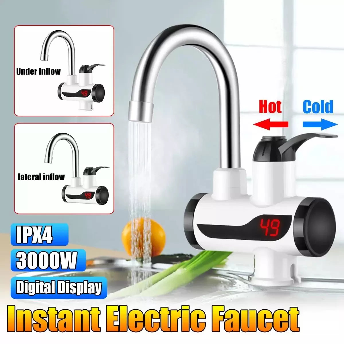 Electric Hot Water Tap Faucet